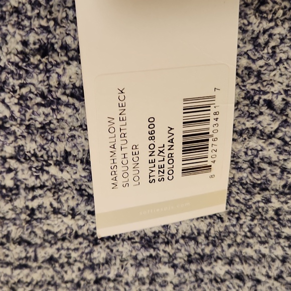 SOFTIES Marshmallow Slouch Turtleneck Oprah's Favorite Thing Women's L/XL - Picture 6 of 7